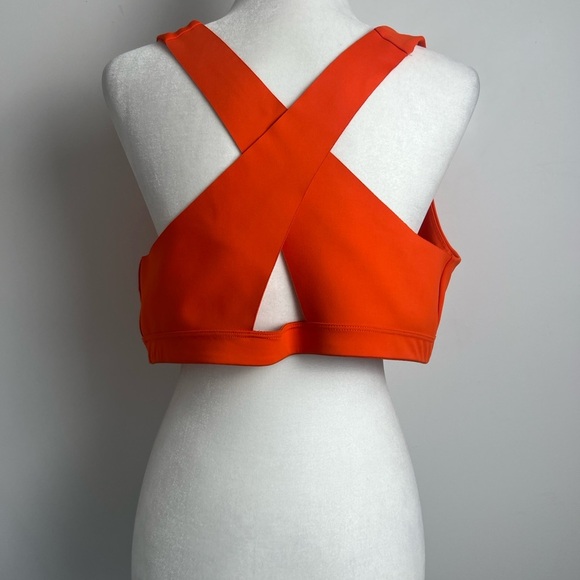 Old Navy Active Powersoft Bundle X2 Activewear Sports Bras Plum & Orange-Red XXL - Picture 3 of 9